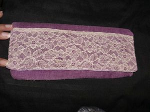 Cloth Purple Wallet