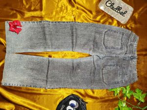 Embroidered Denim Jeans