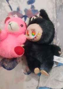 Cute Labubu And Teddy
