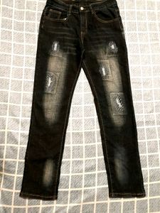 Distressed Denim Jeans