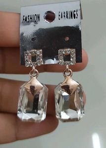Sparkling Crystal Drop Earrings