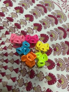 Colorful Hair Clips Set Of 6