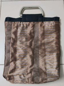 Unique Striped Handle Bag