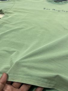 Olive Green &#34;Los Angeles&#34; Graphic Tee
