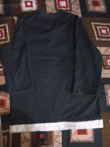 Black &#39;garder son calme&#39; T-shirt