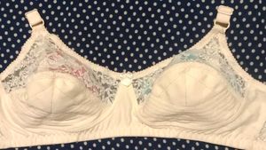 Women Non Padded Bra Cream Colour