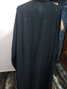Elegant Black Embroidered Abaya