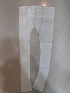 off white and golden kurti With Bottom