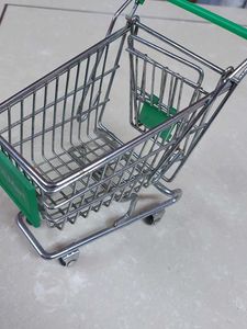 Mini Shopping Cart Showpiece