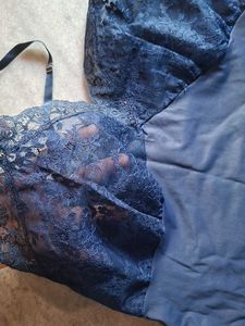 Blue Lace Cami Slip