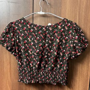 ADDYVERO Party Puff Sleeves Floral Print Women Mul