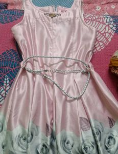 Girls Pink Dress &amp; Jacket Set