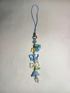 ✨Handmade Blue Bloom Phone Charm / Lumba Rakhi✨