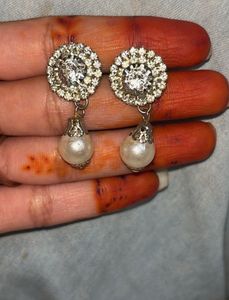 Elegant Pearl Drop Earrings