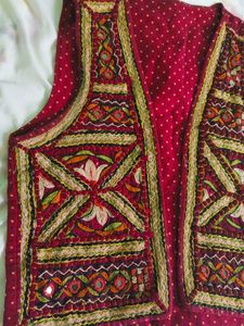 Gujrati Embroidery Vest jacket