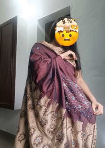 Elegant Saree with Blue Stone &amp; Sequins