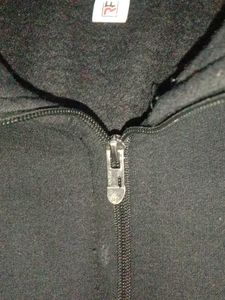 Black Unisex Zipper