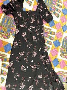 Floral Print Midi Dress