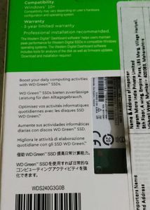 WD Green 240GB SATA SSD