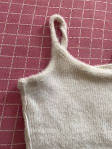 Y2K aesthetic comfy fur top
