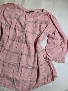 Pink Embellished Top