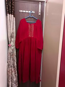 Red Naira Kurta