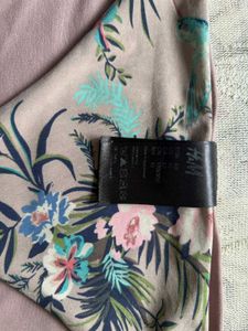 H&amp;M Reversible Tropical Bird Floral Bikini Bottoms