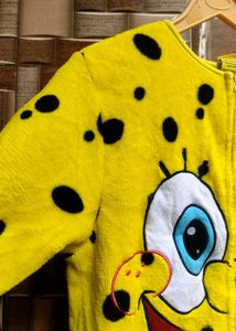 Spongebob Onesie soft woolen jumpsuit