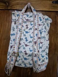 New Handblock Quilted Backpack For Kids