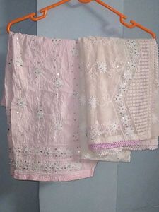 Embroidered Salwar And Dupatta Set