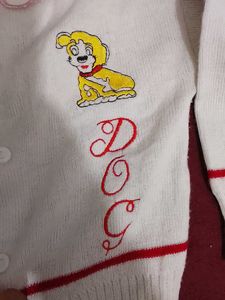 Cute White Baby Cardigan