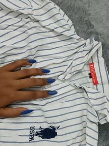 Striped U.S. Polo Assn. Shirt