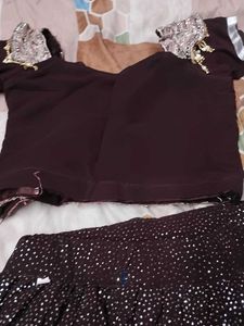 Sparkly Brown Lehenga