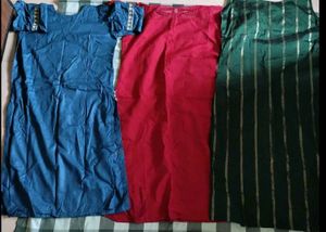Colorful Kurta Set Combo Of ThreeNever Used