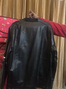 Black Faux Leather Jacket