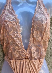 I. SEXY NUDE NET BODYSUIT