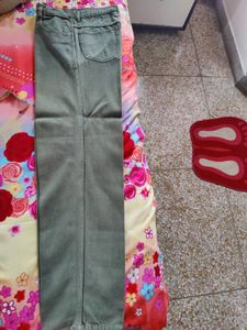 Denim Jeans, Olive Green, 30 &#34; Waist,