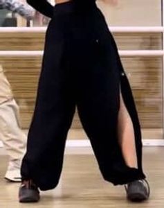 Black Side Cut Pant