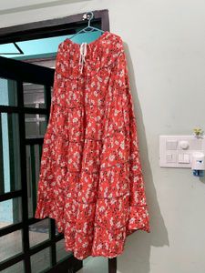 Floral Print Maxi Skirt