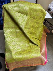 Green Banarasi Silk