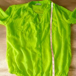 🛍️Neon Green See Thru Top⭐⭐⭐⭐⭐