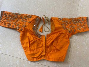 💥Embroidered Orange Blouse💥