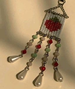 Beaded Pin Cum Phone Charm