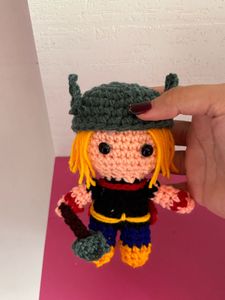 Crochet Marvel Keychain!!