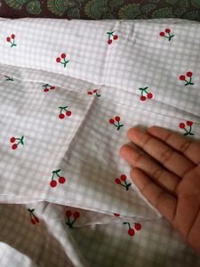 Cute Cherry Print Top