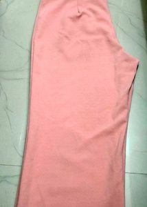 Pink Wide Leg Korean Pants