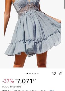 Backless Open Neck Dress