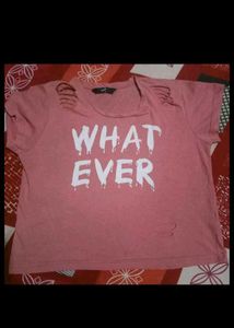 Pink Crop Top