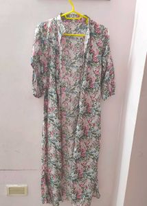 long floral shrug