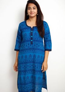 Rajasthani Blue Kurti